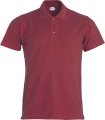 Heren Polo Clique Basic 028230 Bordeaux